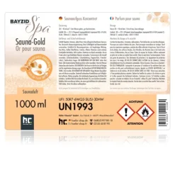 1 L BAYZID® SPA Saunaaufguss - Hochwertiges Duftkonzentrat für entspannende Saunamomente