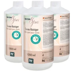 3 x 1 L BAYZID® SPA Saunareiniger mit Eukalyptusduft - hochkonzentriertes Reinigungsmittel