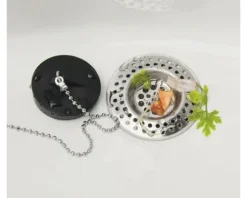 Abflusssieb Edelstahl 7cm 2 Stück