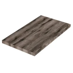 Ablage für Aufsatzwaschbecken in Holzoptik Eiche dunkel - 80cm