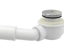 Ablaufgarnitur für Duschwanne für 52 mm Ablaufloch chrom