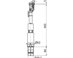 Ablaufventil für Slim Modul