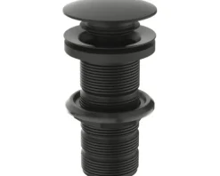Ablaufventil Ideal Standard 1 1/4" schwarz matt für Waschtische ohne Überlauf E1483XG