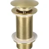 Ablaufventil PUSH-OPEN 1 1/4" Lang matt gold