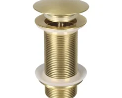 Ablaufventil PUSH-OPEN 1 1/4" Lang matt gold