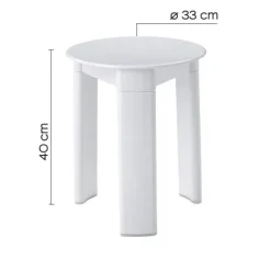 ABS Duschsitz in Weiß