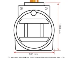 Abwassertank 700 Liter GAW0.7