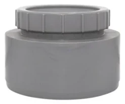 Airfit Endstopfen mit Schraubverschlusskappe, grau DN 160, 51160ES