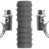 Airfit Schlauchkupplung 19 mm mit 2 Edelstahl-Schlauchschellen W2, für Schlauch 3/4, 50025SK