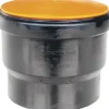 Akatherm PE-HD Steckmuffe mit Dichtung, Schnappring und Schutzkappe DN 110 mm