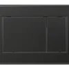 Alca Betätigungsplatte basic Platte schwarz matt / Taster schwarz matt M278