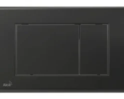 Alca Betätigungsplatte basic Platte schwarz matt / Taster schwarz matt M278