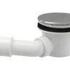 Alca Duschablauf für Duschwanne 90 mm chrom glänzend
