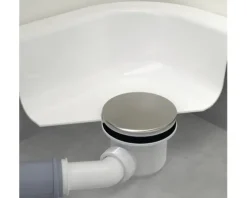 Alca Duschablauf für Duschwanne 90 mm chrom glänzend