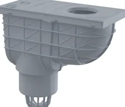 Alcadrain Universal-Regensinkkasten 300×155/110 mm Abgang senkrecht, Grau