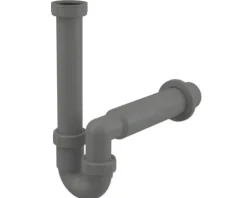 Alca Röhrensiphon für Spüle 1 1/2" x 50 mm Kunststoff grau A80-DN50-ECO