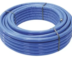 Alu-Verbundrohr isoliert 26 x 3 mm x 25 m mit 6 mm Isolierung blau
