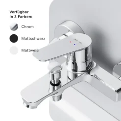 AM.PM Badewannenarmatur Einhebelmischer Badewanne Chrom FTA10000 Hit