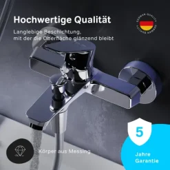 AM.PM Badewannenarmatur Einhebelmischer Badewanne Chrom FTA10000 Hit