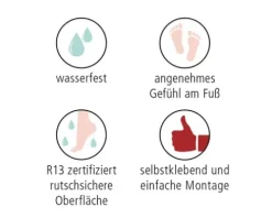 Antirutschsticker mySPOTTI stepon figürlich Kieselsteine