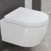 Aqua Bagno Design Hänge-WC ABWCSR001 – Spülrandlos – Keramik – mit Softclose-Sitz