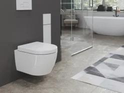 Aqua Bagno Design Hänge-WC ABWCSR001 – Spülrandlos – Keramik – mit Softclose-Sitz