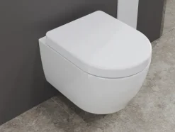 Aqua Bagno Design Hänge-WC ABWCSR001 – Spülrandlos – Keramik – mit Softclose-Sitz