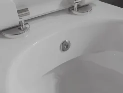 Aqua Bagno Hänge-Dusch-WC 10.10.02.01.KT – Spülrandlos – Bidetfunktion – Softclose-Sitz
