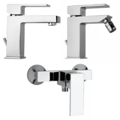 Armatur für Bidet, Waschbecken und Dusche in Chrom-Optik | Infinity
