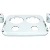 Aufputzset Zenner chrom für Montage-Microblock