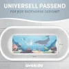 avakido® Badewannenmatte Kinder rutschfest - Inklusive 2 Haken zum Aufhängen - 100% , Wanneneinlage, Antirutschmatte Badewanne - schimmelresistent & maschinenwaschbar