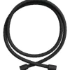 AVITAL Brauseschlauch 200 cm x 1/2" x 1/2" (DN15) schwarz matt