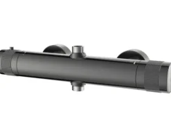 AVITAL Duschsäule inkl. Thermostat TOPINO gun metal