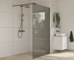 AVITAL Duschsäule inkl. Thermostat TOPINO gun metal