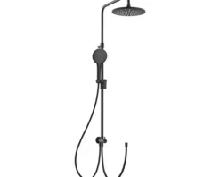 AVITAL Duschsäule inkl. Umsteller VALOUSE schwarz matt
