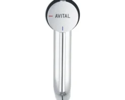 AVITAL Waschtischarmatur REGA CoolStart chrom mit Push-Open-Ablaufventil