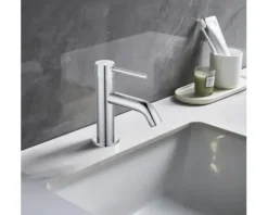 AVITAL Waschtischarmatur REGA CoolStart chrom mit Push-Open-Ablaufventil
