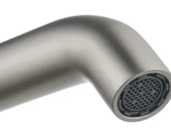 AVITAL Waschtischarmatur REGA CoolStart stainless steel gebürstet mit Push-Open-Ablaufventil