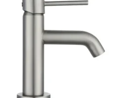 AVITAL Waschtischarmatur REGA CoolStart stainless steel gebürstet mit Push-Open-Ablaufventil