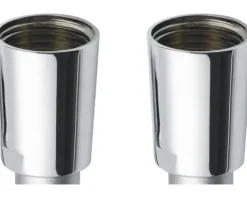 AVITAL Brauseschlauch Kunststoff Silberflex 2m x 1/2", DVGW geprüft
