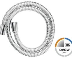 AVITAL Brauseschlauch Metall Edelstahl 0,8 m x 1/2", DVGW geprüft