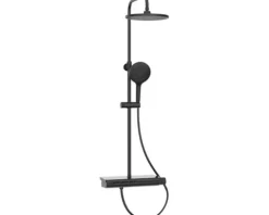 AVITAL Duschsäule inkl. Thermostat AVELON schwarz matt
