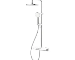 AVITAL Duschsäule inkl. Thermostat PIRITA chrom glänzend