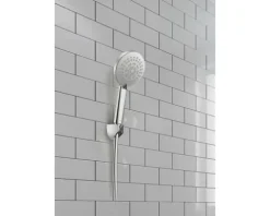 AVITAL Handbrause TAMAR Ø 11,8 cm 5 fach verstellbar chrom mit Selbstreinigungssystem