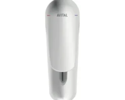 AVITAL Waschtischarmatur LANA Wassersparend mit Push-open Ablaufventil chrom