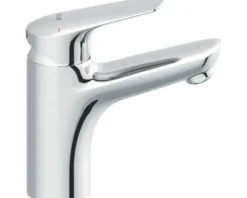 AVITAL Waschtischarmatur LANA Wassersparend mit Push-open Ablaufventil chrom