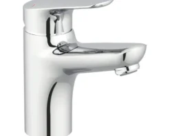 AVITAL Waschtischarmatur LANA Wassersparend mit Push-open Ablaufventil chrom