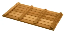 Badematte Holz Milo Bad Fußmatte Badvorleger Premium