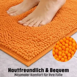 Badematte PARIS Orange 70 x 120 cm