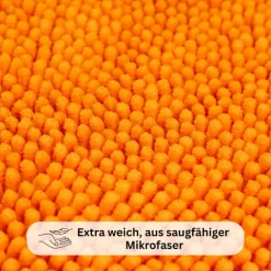 Badematte PARIS Orange 70 x 120 cm